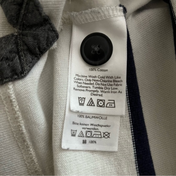 Vintage Eddie Bauer Cotton Rugby Shirt with Hood - Picture 5 of 7